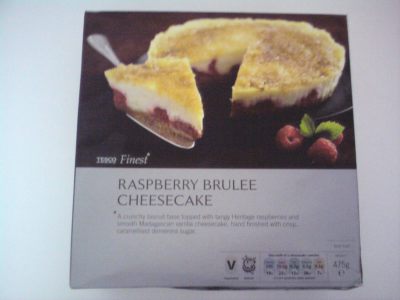 Tesco Finest Raspberry Brulee Cheesecake