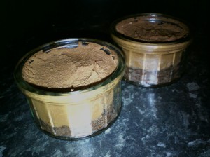 Chocolate Cheesecake Pots